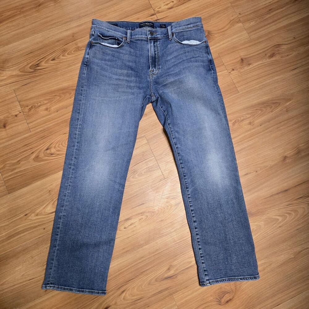 LUCKY BRAND 363 Vintage Straight Jeans Men’s Sz 34x30  100% Cotton